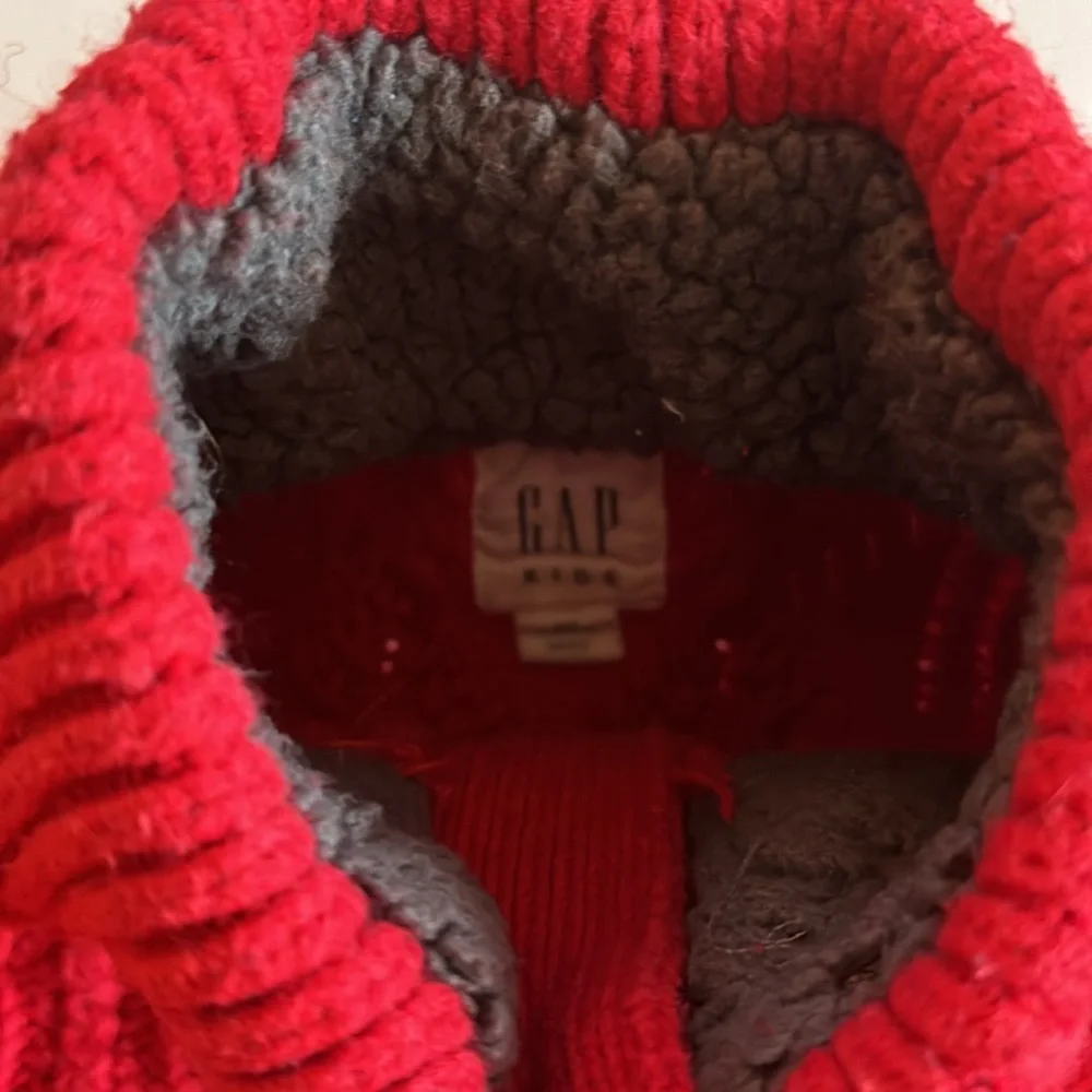 Boys Red Cable knit Sweater Large Boys Gap Red Holiday Sweater Boys Christmas